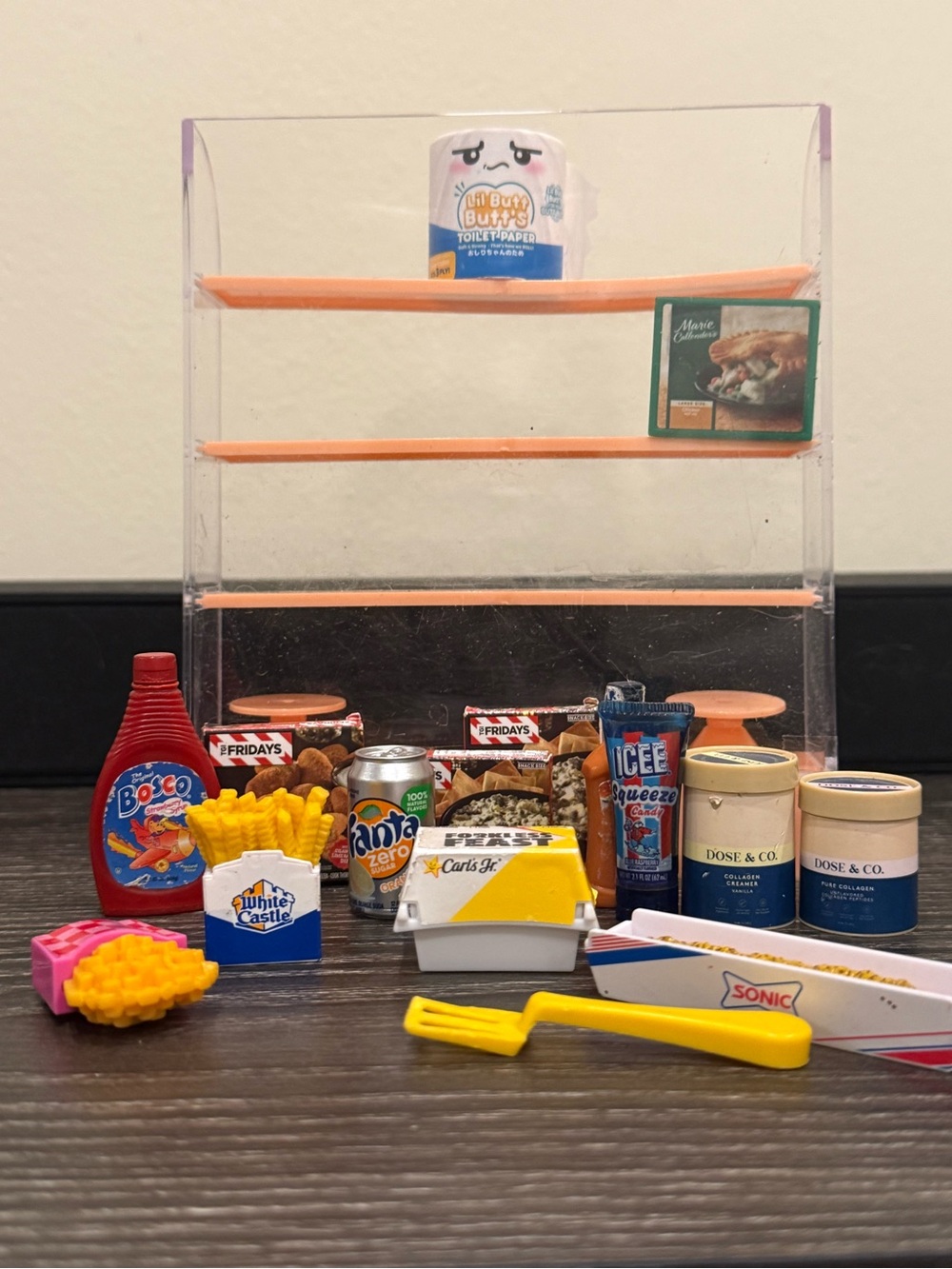 Mini Brands Mini foods and bakery Display stand